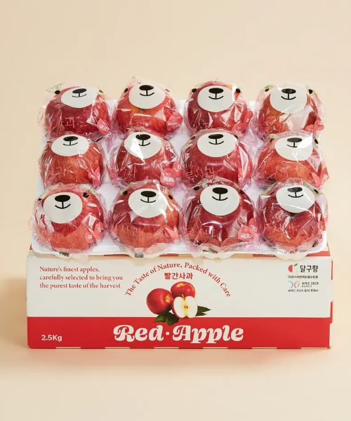 안동 곰돌이 세척사과 2.5kg(13과내)